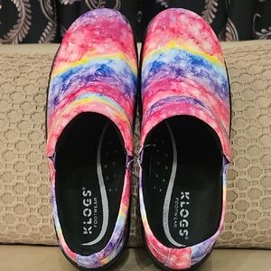 Klogs Multicolor Galaxy Slip-Ons